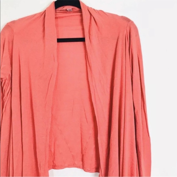 Ted Baker | Cardigan Size 3 Medium Lightweight Waterfall Pleated Open Front - Picture 2 of 7